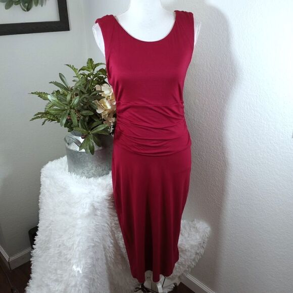 VENUS RED DRESS SZ.M/L EUC - Picture 2 of 7